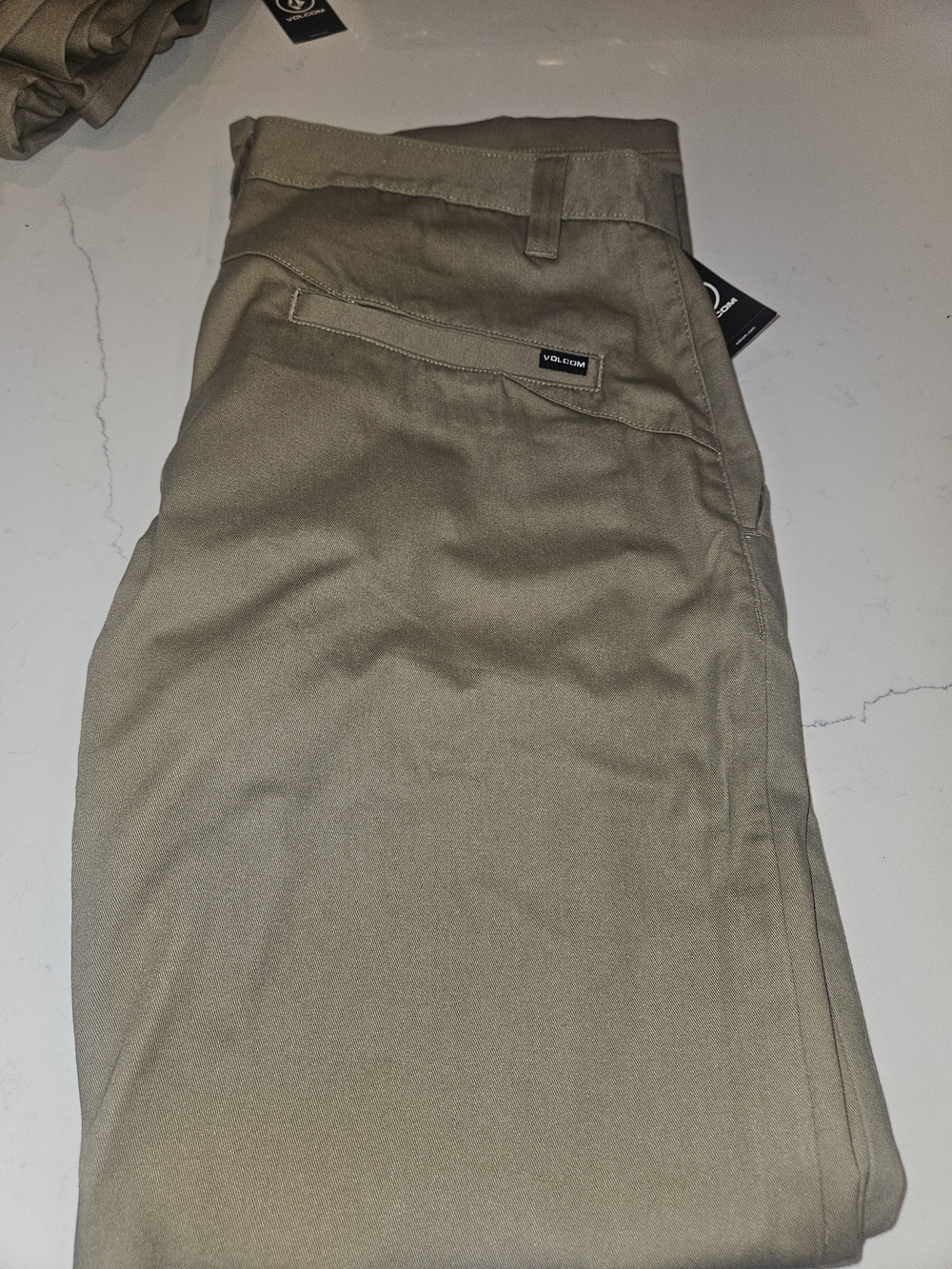 Volcom Men’s Chino Pants in Tan / Khaki